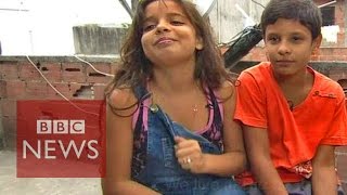 &#39;They smoke crack...&#39; Being 11 in a Rio favela - BBC News
