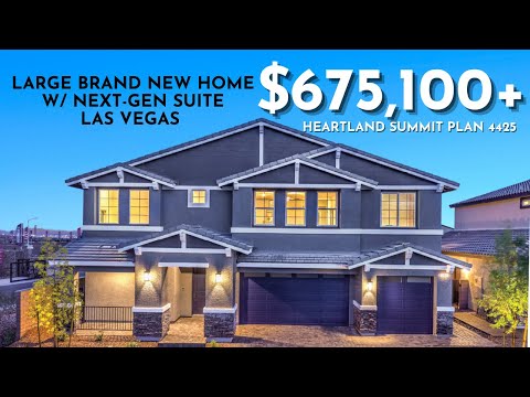 GREAT FIND! 6 Bedroom Las Vegas Home w/ Multi Gen Suite DR Horton Heartland Summit Plan 4425