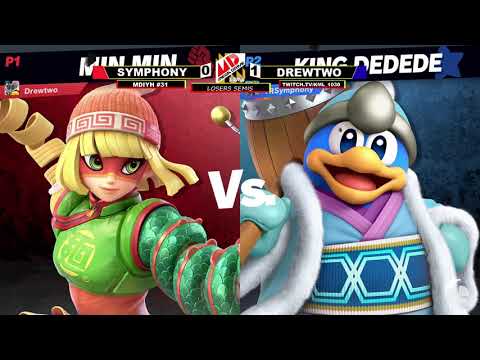 MDIYH #31: Symphony (King Dedede) Vs Drewtwo (Min Min) Losers Semis SSBU