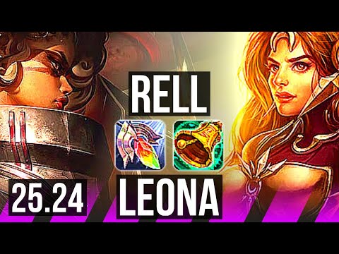 RELL & Lucian vs LEONA & Tristana (SUP) | KR Master | 25.24