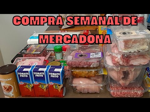 🤓 WEEKLY MERCADONA SHOPPING FOR LESS THAN €100