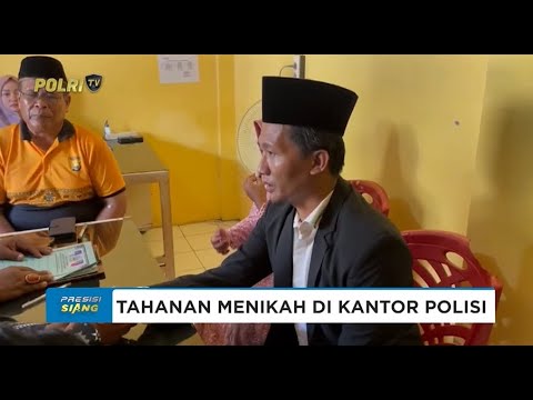 POLRESTA BENGKULU FASILITASI TAHANAN MENIKAH DI KANTOR POLISI