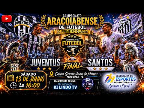 JUVENTUS X SANTOS- FINAL DO PRIMERO QUADRO EM ARAÇOIABA PE