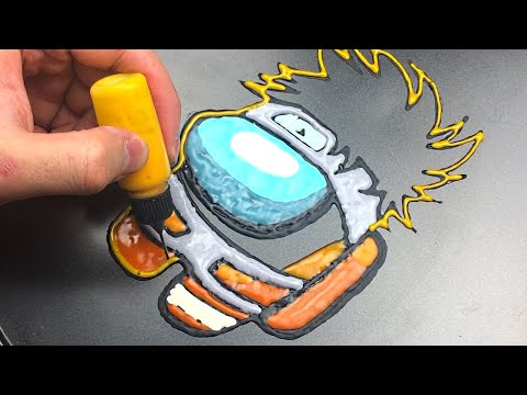 Among Us Pancake Art Anime Skin - Naruto