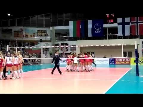 Bulgaria - Norway 3:2, CEV U19 European championship - Women, 2nd Round, Pool E