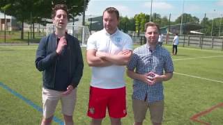 Recreating Geoff Hurst&#39;s 1966 World Cup final goal [Yahoo Sports | #The32]