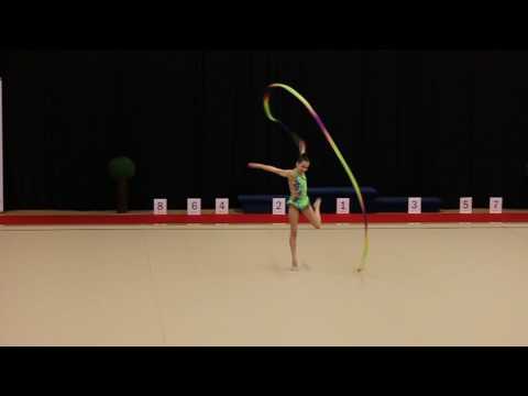 Elizabeth Savchenko. Ribbon. Eastern Regional Championships. April 2017