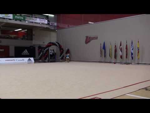 Ana Lugonjic Junior Rope BC 2016 Canadian Championships RG
