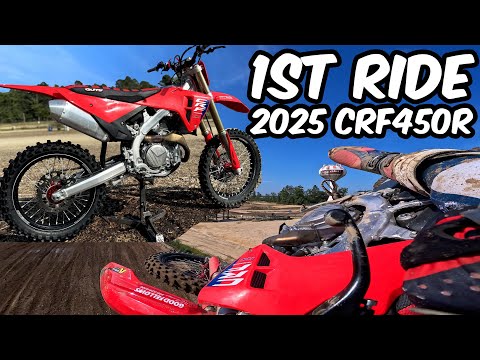 1ST RIDE | 2025 CRF450R