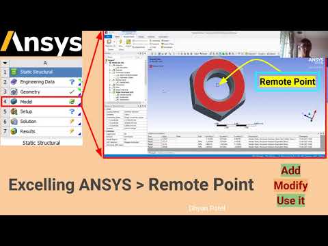 13 Remote Point? How to make remote point? Where is remote point useful? ANSYS Mechanical Simulation