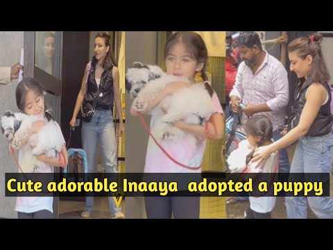Inaaya super adorable cute video with dog goes viral|Inaaya adopted a cute Puppy#petlover#starkids