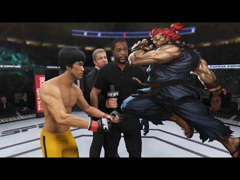UFC 4 | Bruce Lee vs. Akuma Crazy (EA Sports UFC 4)
