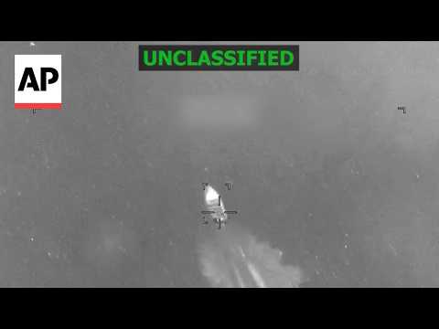 Video Thumbnail: US military strike on alleged drug boat kills 3 in the eastern Pacific