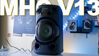 Sony MHC-V13 Review - Versatile, But Very Bright