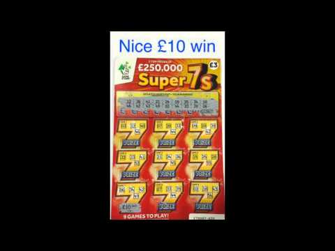 Winning Scratchcards Week 52
