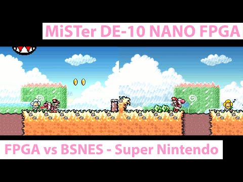 MiSTer FPGA DE-10 - FPGA Emulation vs BSNES Emulation - Super Nintendo Showdown!