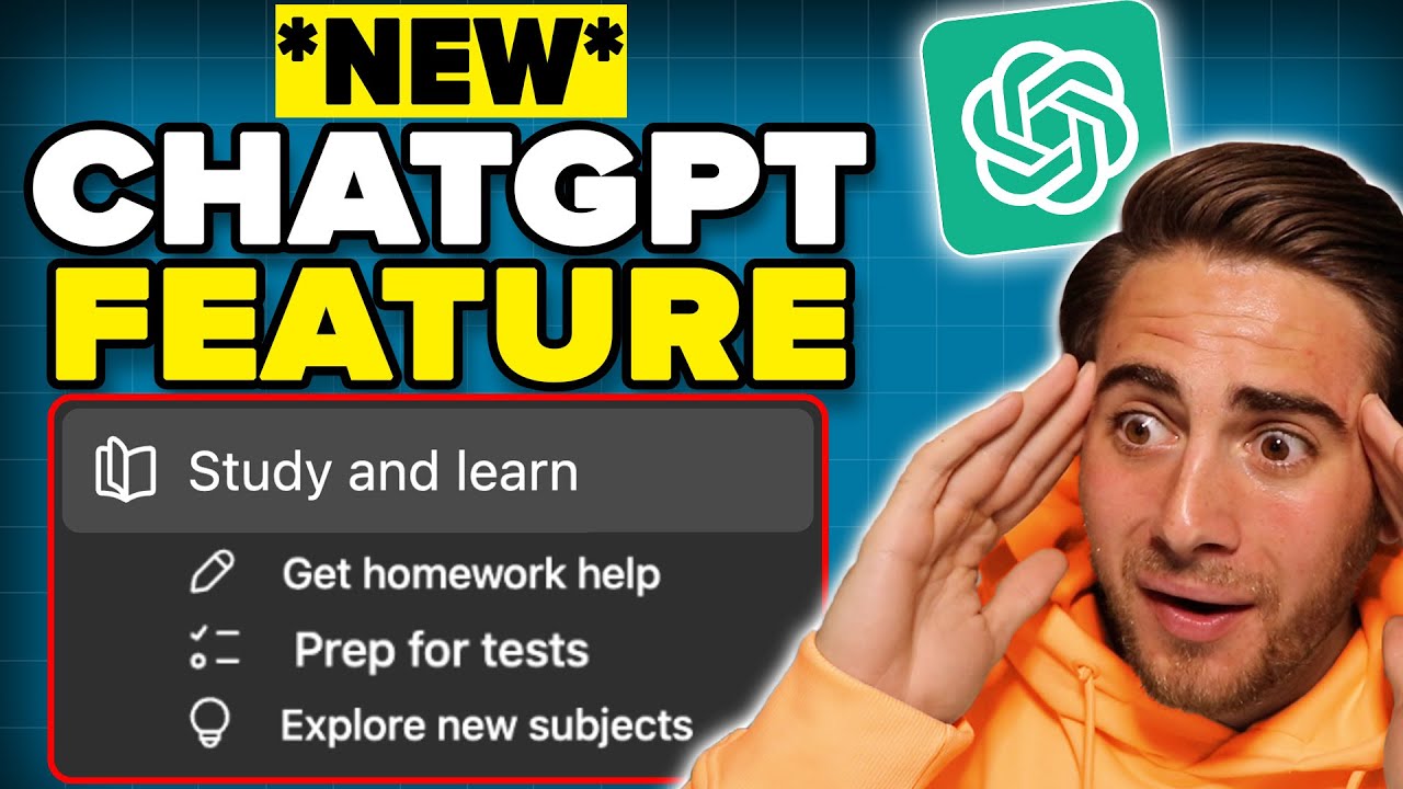 ChatGPT Launched NEW Features That’s Are GAME CHANGERS 👀 (Study & Learn Feature)