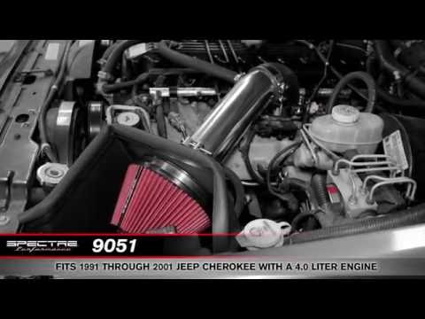 How To Install a Spectre Air Intake on a 1991-2001 Jeep Cherokee 4.0L