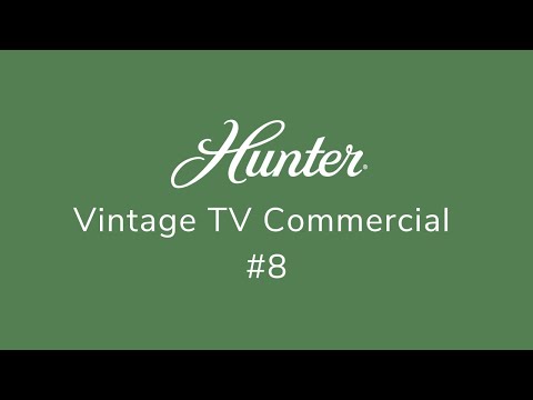 Hunter Fan Vintage TV Commercial | Classic Ceiling Fan Heritage (Throwback Ad #8)