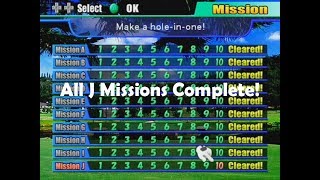 Swingerz Golf (Gamecube) - All J Missions Completed (Final Set!)
