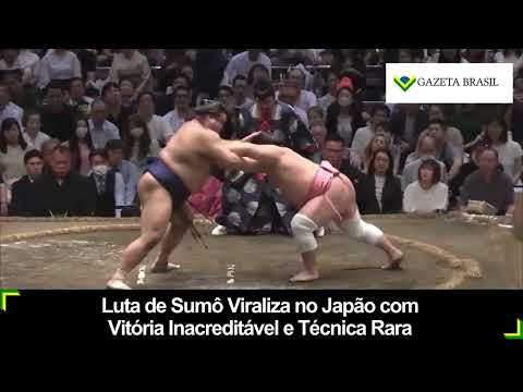 Luta de Sumô Viraliza no Japão com Vitória Inacreditável e Técnica Rara