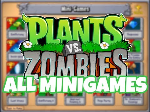 Plants vs. Zombies | Walkthrough | All Minigames
