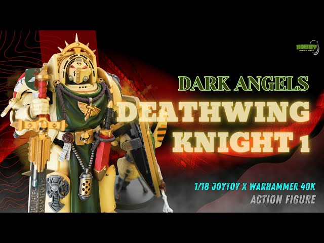 Vídeo relacionado con TOYVERSE JOYTOY 1/18 Figura de acción Warhammer 40.000, Dark Angels Deathwing Terminator 1 with Power Sword and Storm Bolter, articulación móvil, modelo de personaje, 14,3 cm, 15 años y mayores