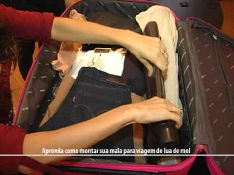 Como arrumar uma mala de viagem