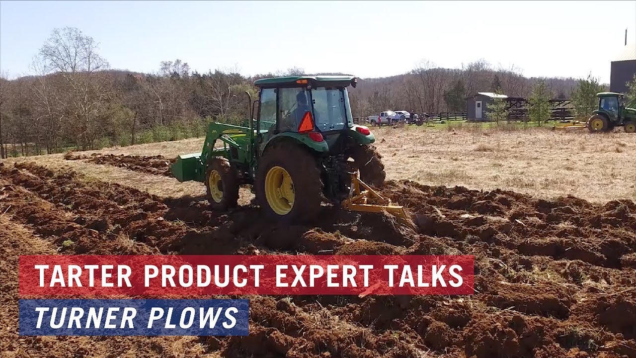 Tarter’s 200 Series 2 Bottom Mold Board Plow improves soil before planting.