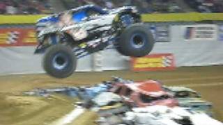 preview picture of video 'Monster Truck Jam - Mid American Center Council Bluffs 2009'