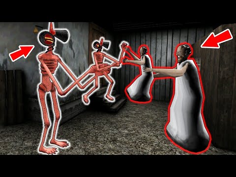 Siren Head vs Piggy, Granny, Baldi - funny horror animation parody (part 23)