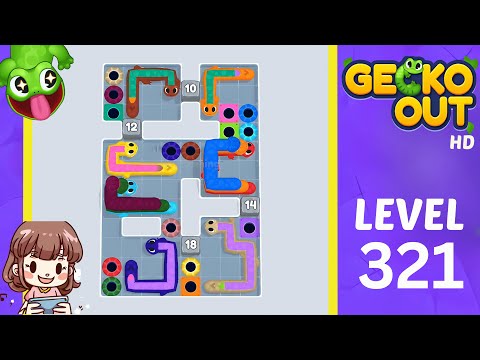 Gecko Out Level 321 Solution Walkthrough