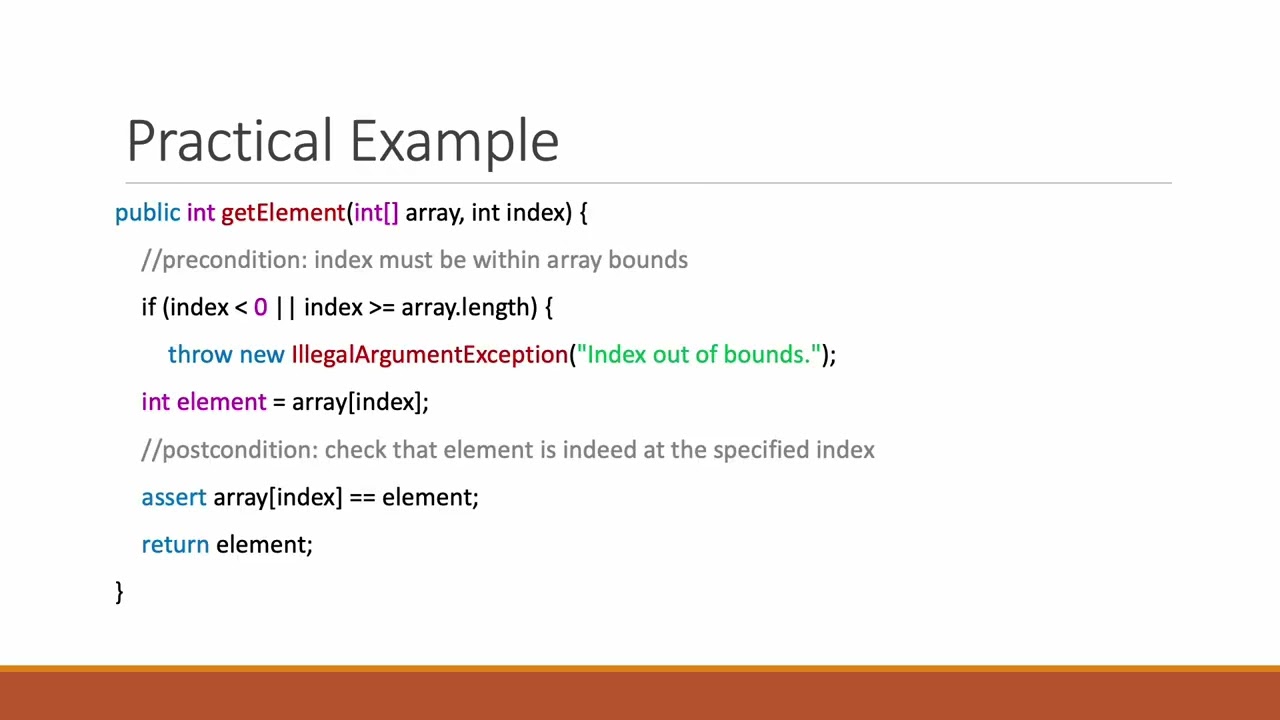 Software Engineering Presentation   Design by Contract