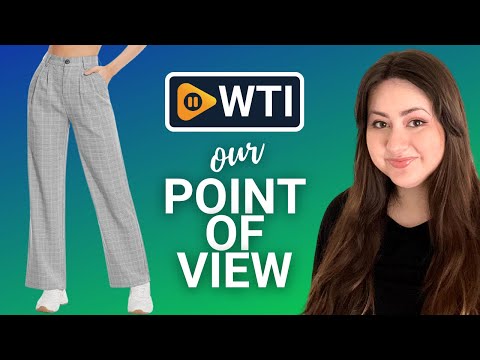 Tapata Womens Wide Leg Pants Plaid Black - WTI product video review