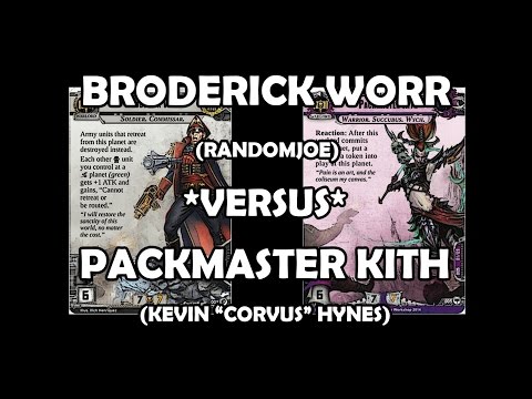 Broderick Worr versus Packmaster Kith - Warhammer 40,000: Conquest