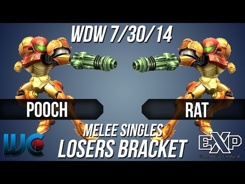 WDW 7/30/14 - Pooch (Samus) vs. Rat (Samus) Melee Singles Bracket