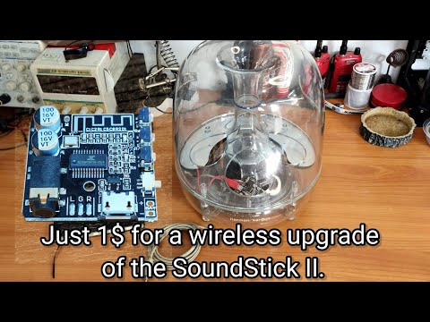 Just $1 for upgrade my 14 year old harman / kardon SoundStick II to a wireless speaker.