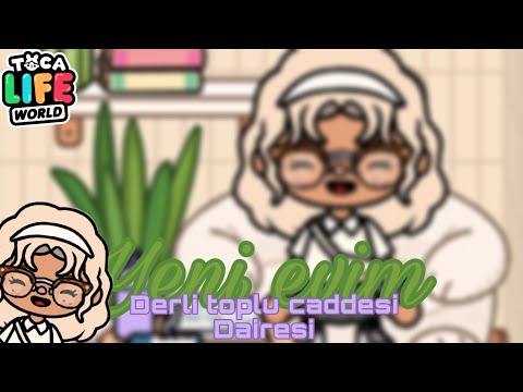 DERLI TOPLU CADDESI DAIRESI EV TURU|YENİ EV💐|@Ticotocaa 🩷