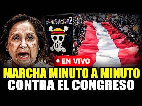 🔴¡ÚLTIMO MINUTO! MARCHA CONTRĄ DINA BOLUARTE Y CONGRESO | GENERACIÓN Z 28/09