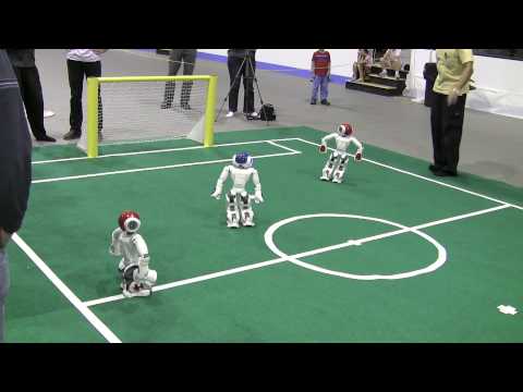 RoboCup US Open 2009 SPL: Bowdoin Northern Bites vs UPenn UPennalizers Pool Play -  first half