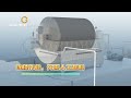 Vucuum Starch Dewatering Machine Cassava Dewatering Machine Vacuum Drum Filter