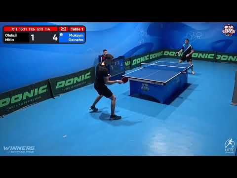 15:00 Oleksii Mitla 2-3 Maksym Deineha West 3 WIN CUP 12.12.2022 | TABLE TENNIS WINCUP