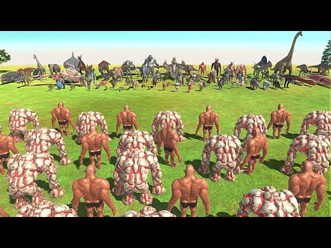 LAVA GOLEM & HILL GIANT VS FACTION similliar price - Animal Revolt Battle Simulator