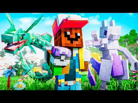 I caught my first LEGENDARY in my Minecraft Cobblemon Forever World