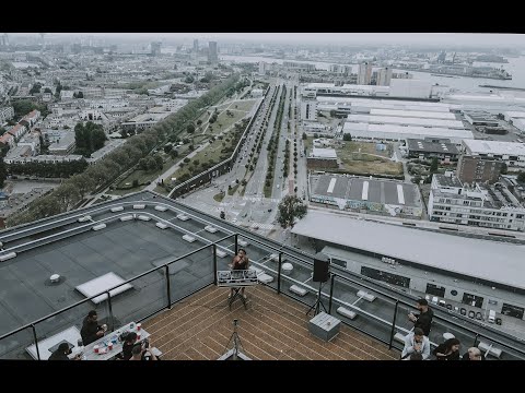 DJ ZUZU PARIS creating Ear Illusion @ The Lee Towers, Rotterdam, The Netherlands