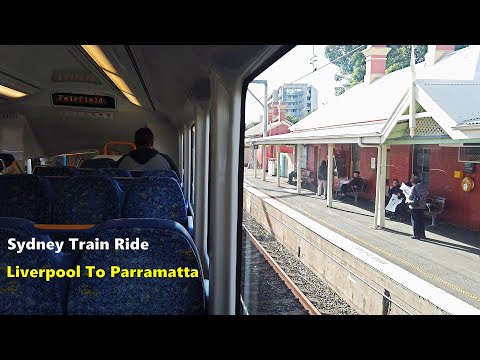 Sydney Train Ride From Liverpool To Parramatta | Sydney Australia