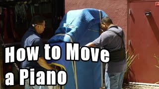 How to Move a Piano - Moving a Piano