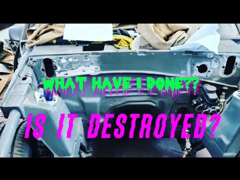 PART ONE OF SHAVING THE FIREWALL ON MY FOXBODY // Smooth and clean, just the way I like it! 👍