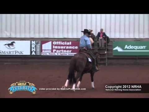 Tin Top Kat ridden by Wyatt Marshall - 2012 NRHA Futurity