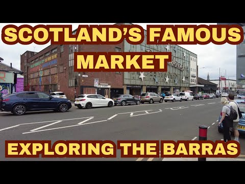 Walk Around The Barras Market Glasgow | Authentic Street Sounds & Local Vibes